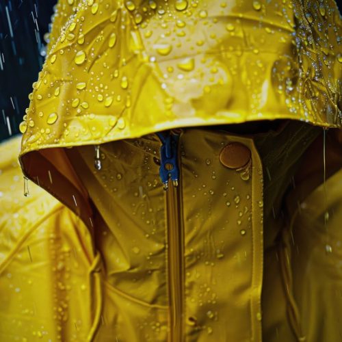 2026 yellow rain jacket with a hood, ready for outdoor protection 1300x867